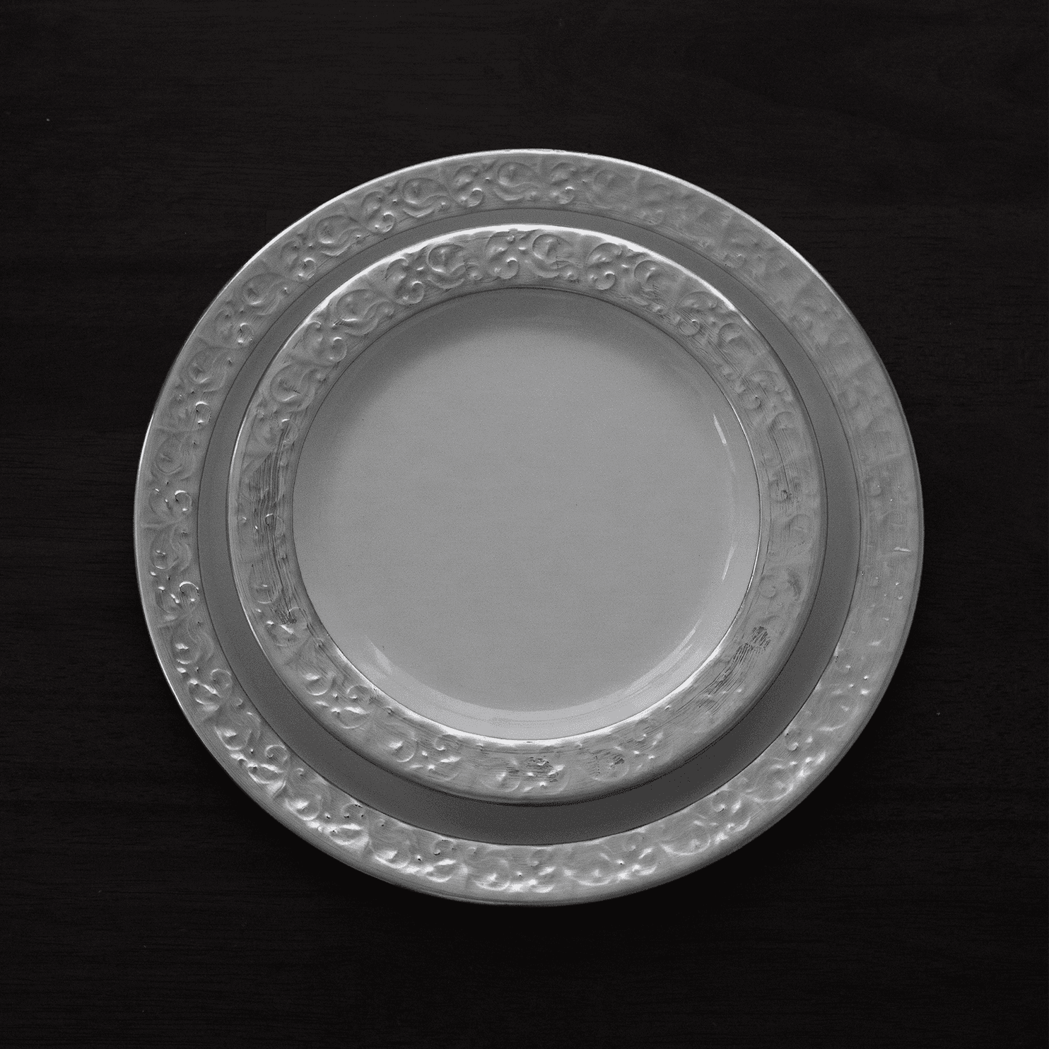 Vine Plate(Silver)
